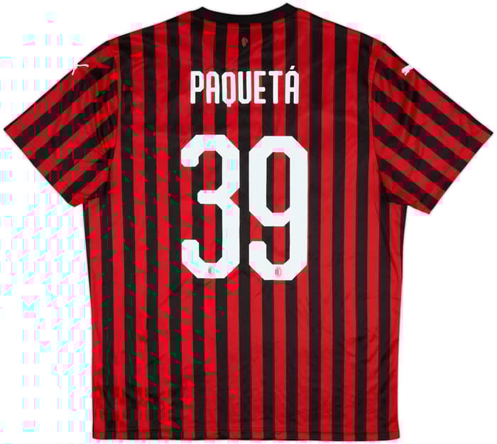 2019-20 AC Milan Home Shirt Paqueta #39 (L)
