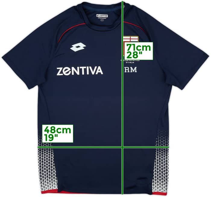 2017-18 Genoa Staff Issue Lotto Training Shirt RM - 7/10 - (L)