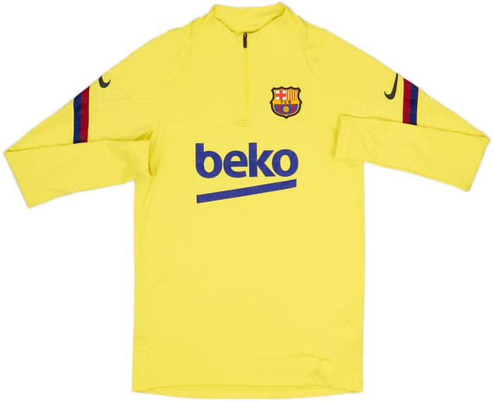 2020-21 Barcelona Nike Vaporknit 1/4 Zip Drill Top - 8/10 - (S)