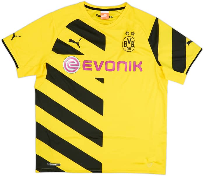 2014-15 Borussia Dortmund Home Shirt - 7/10 - (XL)