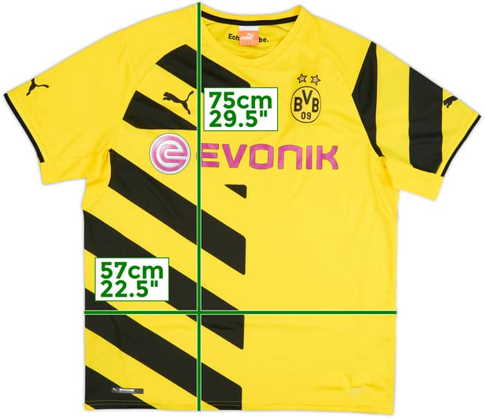 2014-15 Borussia Dortmund Home Shirt - 7/10 - (XL)