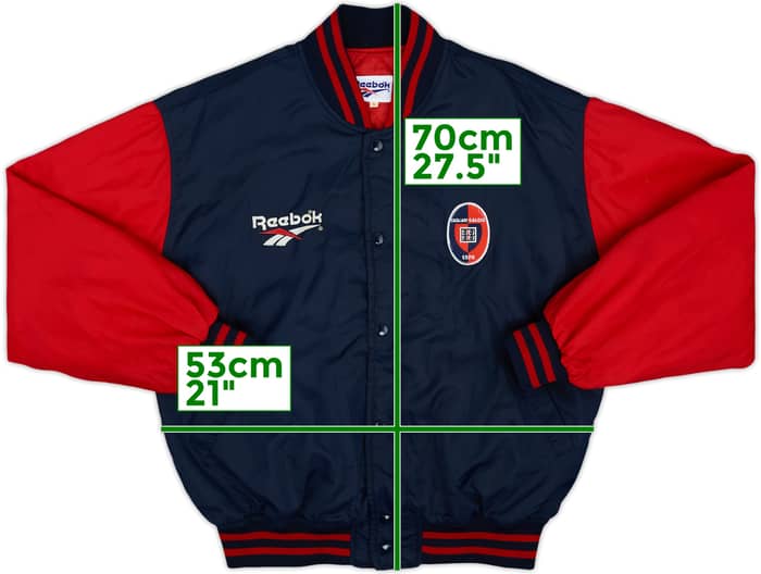 1996-98 Cagliari Reebok Bomber Jacket - 10/10 - (S)