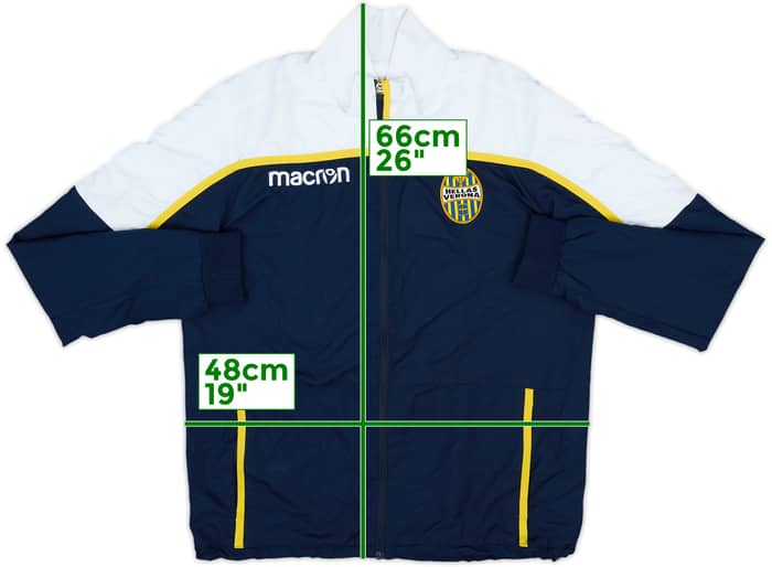 2019-20 Hellas Verona Macron Track Jacket - 8/10 - (S)