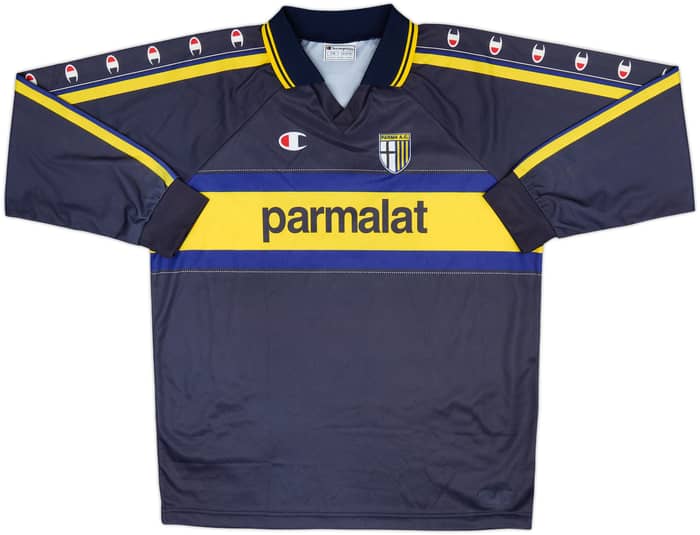 1999-00 Parma Basic Third/GK L/S Shirt Buffon #1 - 7/10 - (XL.Boys)