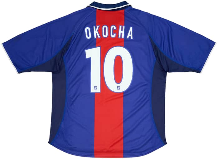 2000-01 Paris Saint-Germain Maillot Domicile Okocha #10 - 6/10 - (XL)