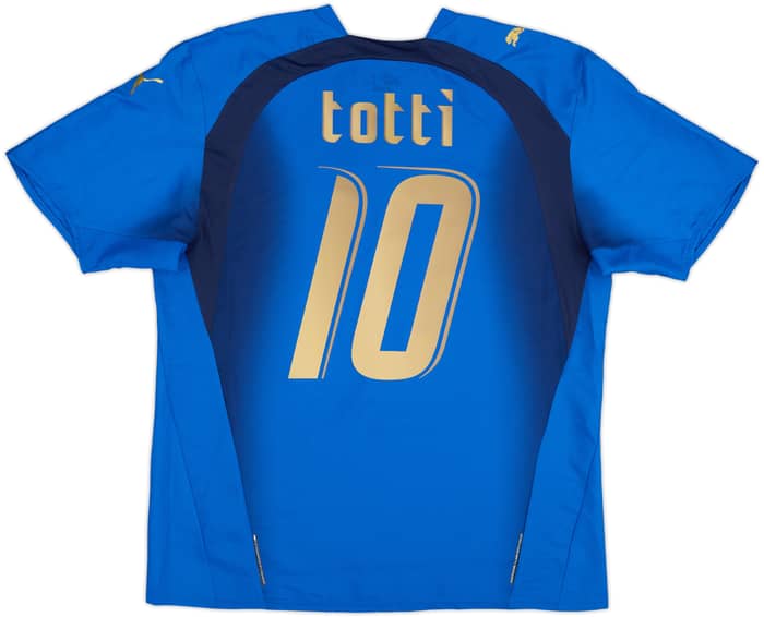 2006 Italy Home Shirt Totti #10 - 6/10 - (L)