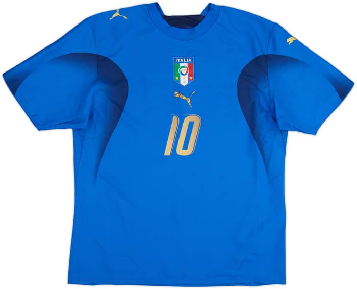 2006 Italy Home Shirt Totti #10 - 6/10 - (L)