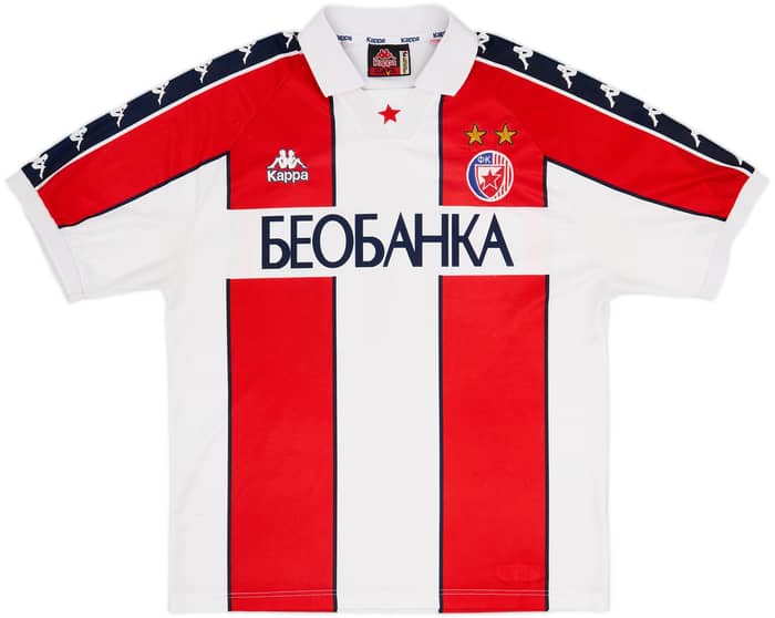 1996-98 Red Star Belgrade Home Shirt #10 - 7/10 - (L)
