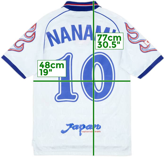 1998 Japan Away Shirt Nanami #10 - 8/10 - (S)