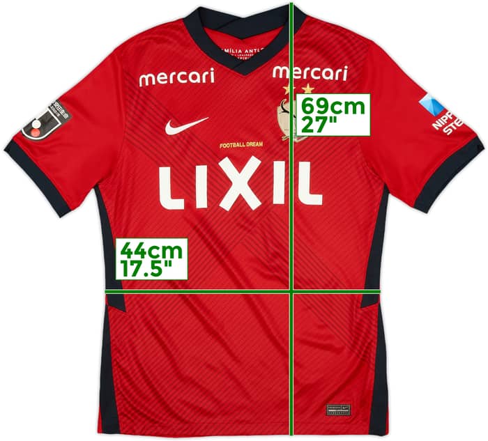 2021 Kashima Antlers Home Shirt - 9/10 - (M)