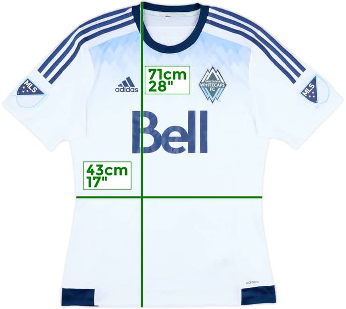 2015 Vancouver Whitecaps Home Shirt - 7/10 - (M)