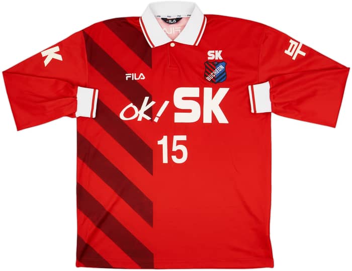 2001 Bucheon SK Home L/S Shirt #15 - 8/10 - (XL)