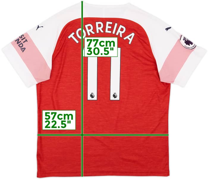 2018-19 Arsenal Home Shirt Torreira #11 - 7/10 - (XL)