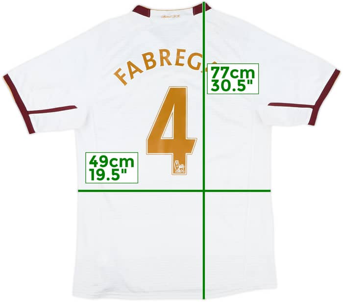 2007-08 Arsenal Away Shirt Fabregas #4 - 9/10 - (S)