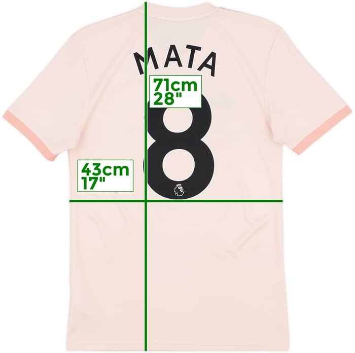 2018-19 Manchester United Away Shirt Mata #8 - 7/10 - (XS)