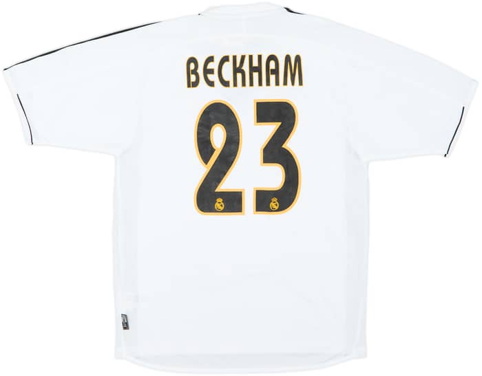 2003-04 Real Madrid Home Shirt Beckham #23 (S)