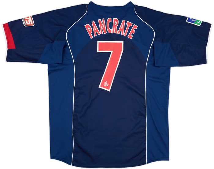 2004-05 Paris Saint-Germain Home Shirt Pancrate #7 - 7/10 - (XL)
