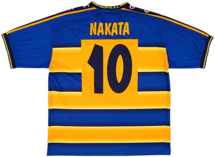 2001-02 Parma Home Shirt Nakata #10 - 8/10 - (L)