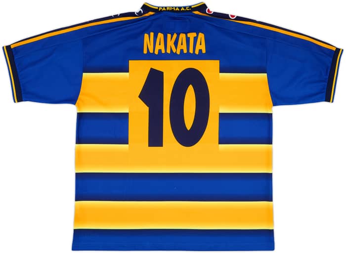 2001-02 Parma Home Shirt Nakata #10 - 9/10 - (L)