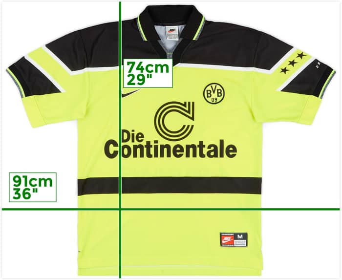 1997-98 Borussia Dortmund Home Shirt #29 - 8/10 - (M)