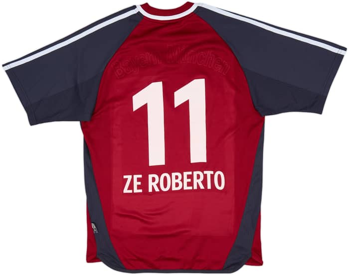 2002-03 Bayern Munich Home Shirt Ze Roberto #11 - 4/10 - (S)