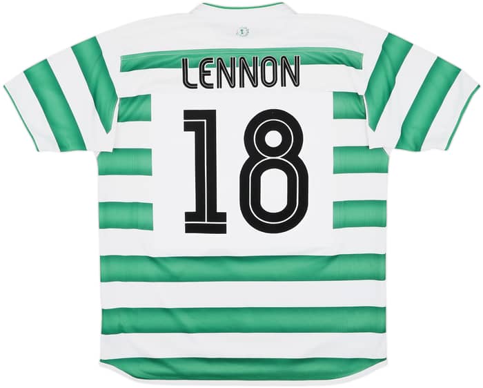 2003-04 Celtic Home Shirt Lennon #18 - 6/10 - (L)