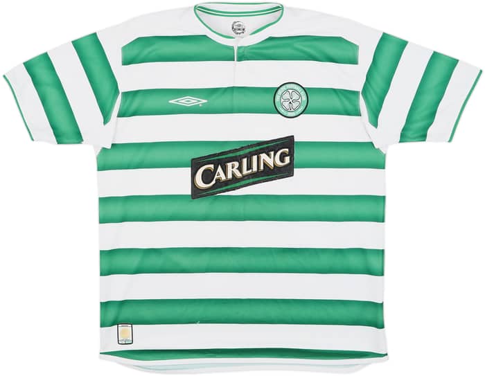 2003-04 Celtic Home Shirt Lennon #18 - 6/10 - (L)
