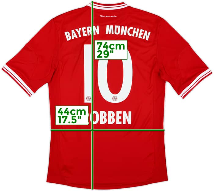 2013-14 Bayern Munich Home Shirt Robben #10 (S)