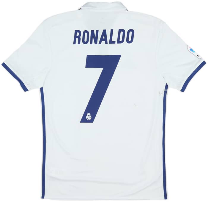 2016-17 Real Madrid Home Shirt Ronaldo #7 - 5/10 - (S)