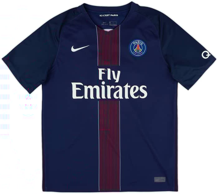 2016-17 Paris Saint-Germain Home Shirt Di Maria #11 - 5/10 - (L)