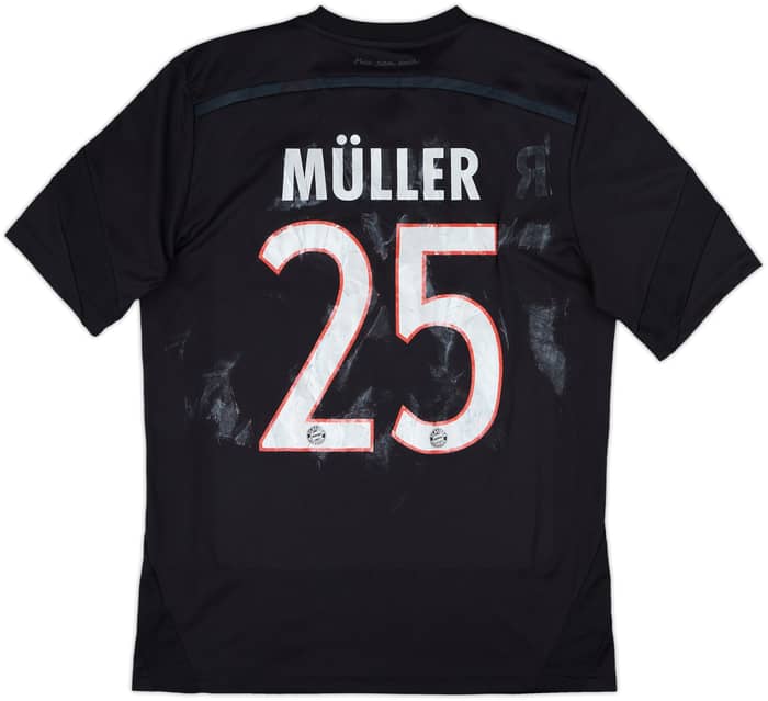 2014-15 Bayern Munich Third Shirt Muller #25 - 4/10 - (XL.Boys)