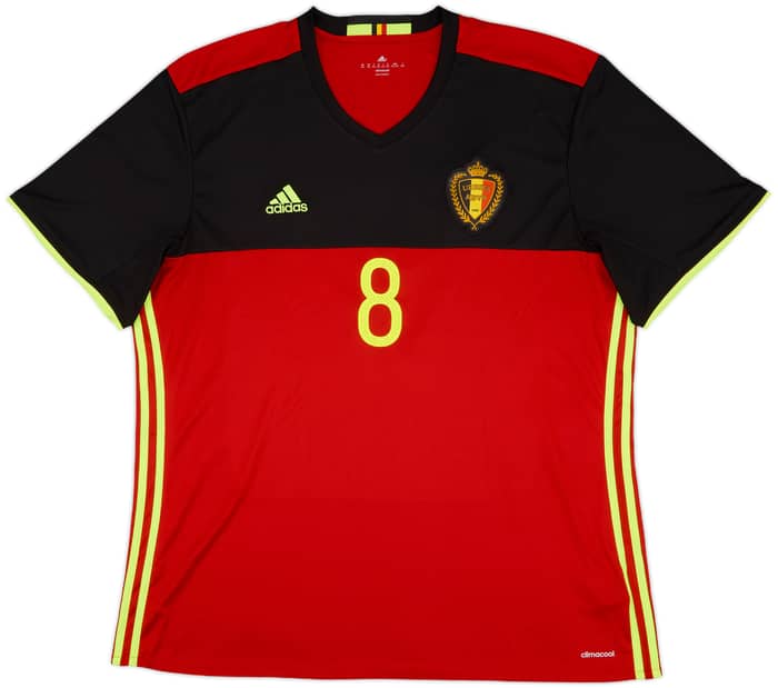 2016-17 Belgium Home Shirt Fellaini #8 - 9/10 - (XXL)