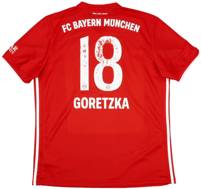 2020-21 Bayern Munich Home Shirt Goretzka #18 - 4/10 - (XL)