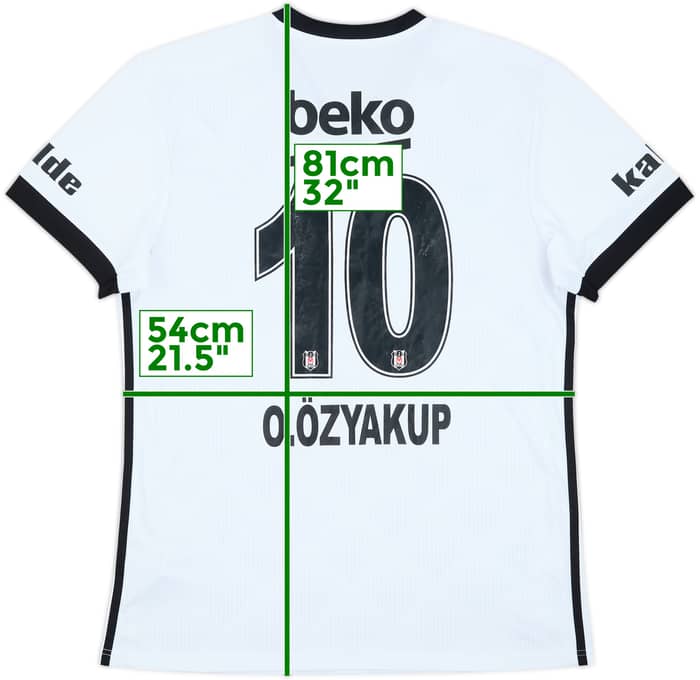 2017-18 Besiktas Home Shirt O.Ozyakup #10 - 7/10 - (XL)