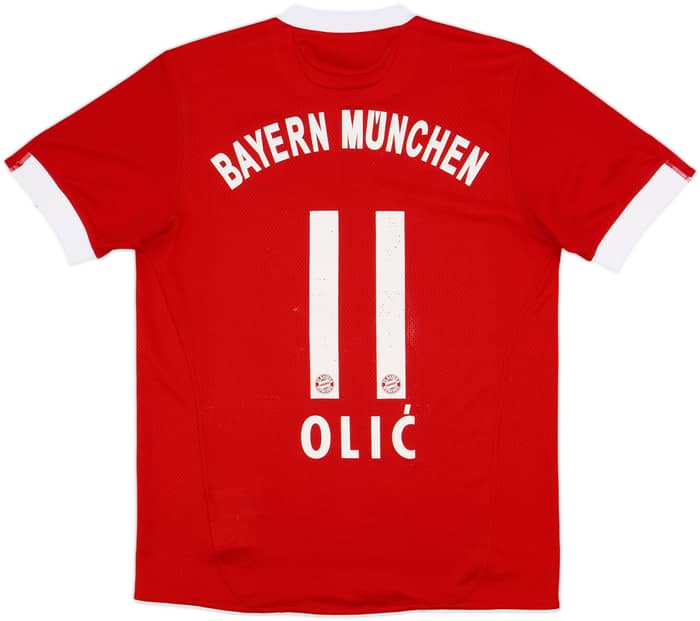 2009-10 Bayern Munich Home Shirt Olic #11 - 7/10 - (XL.Boys)