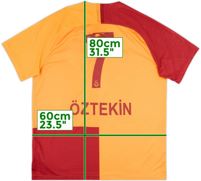 2018-19 Galatasaray Home Shirt Oztekin #7 - 5/10 - (XL)