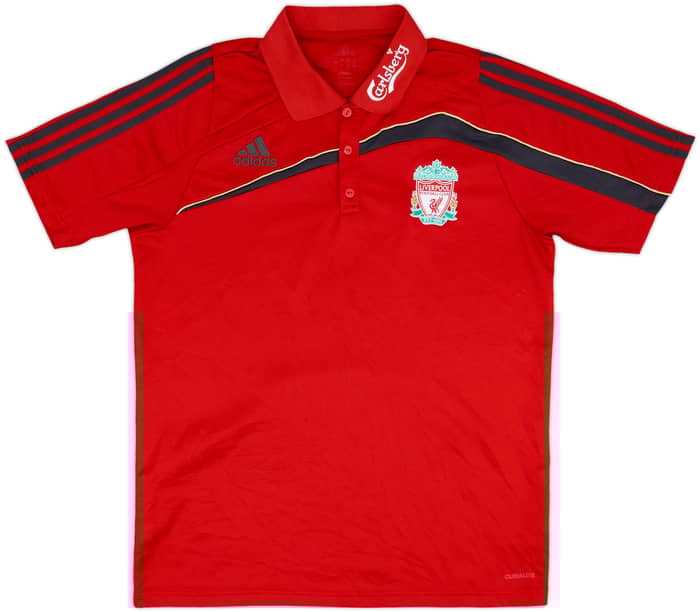 2009-10 Liverpool adidas Polo Shirt - 8/10 - (L)