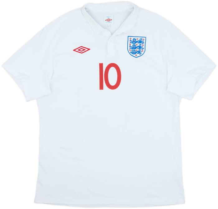 2009-10 England Home Shirt Rooney #10 - 9/10 - (L)