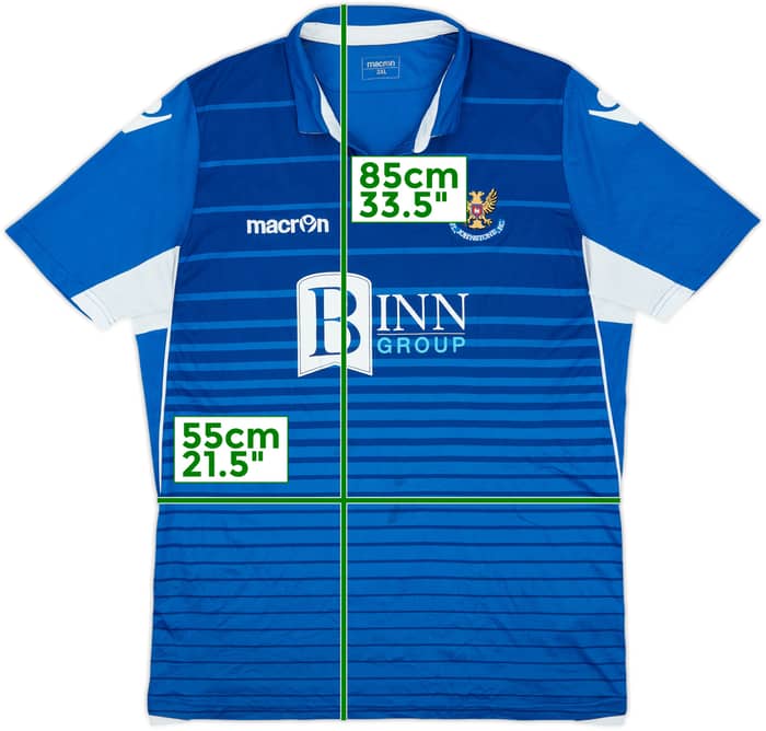 2019-20 St Johnstone Home Shirt - 8/10 - (3XL)