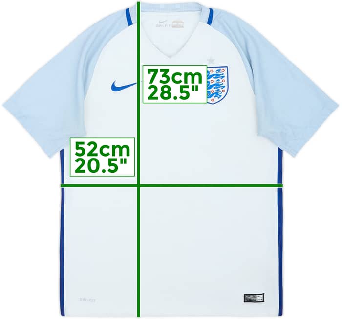 2016-17 England Home Shirt #7 - 6/10 - (M)