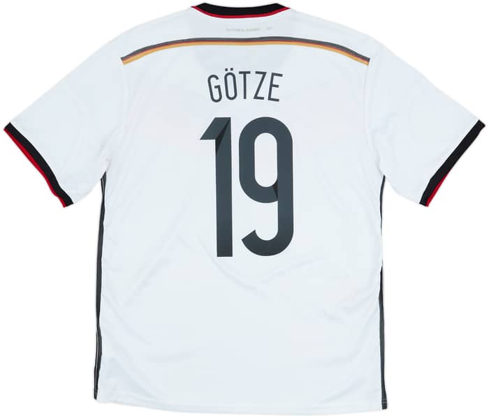 2014-15 Germany Home Shirt Gotze #19 - 5/10 - (L)