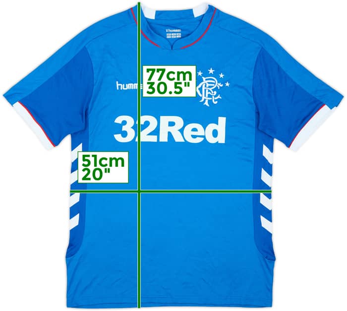 2018-19 Rangers Home Shirt - 6/10 - (L)