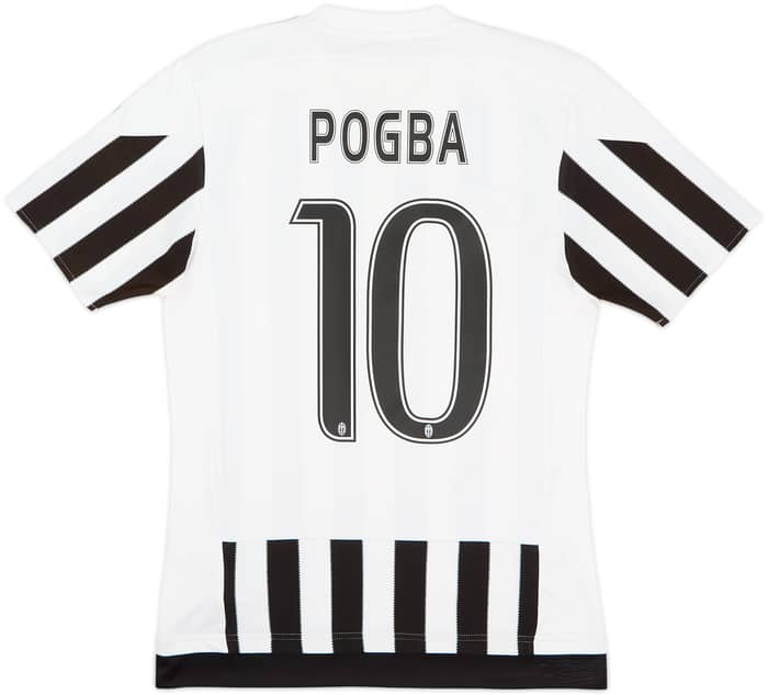 2015-16 Juventus Home Shirt Pogba #10 - 8/10 - (S)