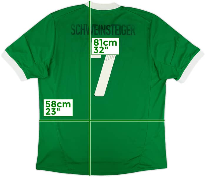 2012-13 Germany Away Shirt Schweinsteiger #7 - 3/10 - (XXL)
