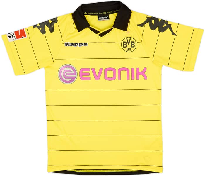 2010-11 Borussia Dortmund Home Shirt Lucas #18 - 4/10 - (L.Boys)
