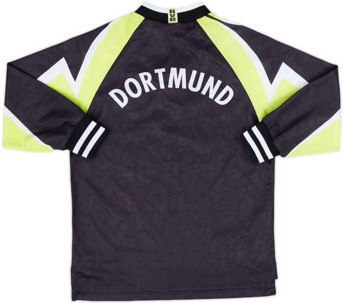 1995-96 Borussia Dortmund Away L/S Shirt - 6/10 - (S.Boys)