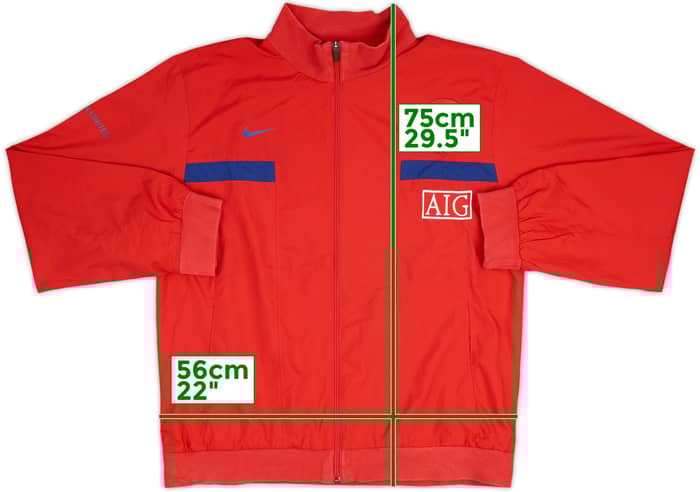 2009-10 Manchester United Nike Track Jacket - 7/10 - (L)