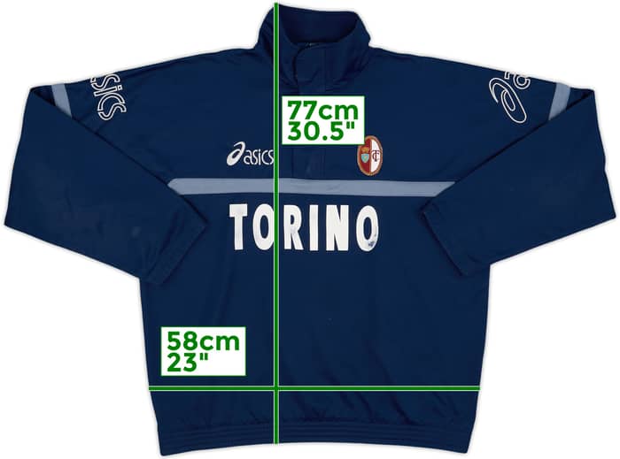 2005-06 Torino Asics 1/4 Zip Drill Top - 6/10 - (L)