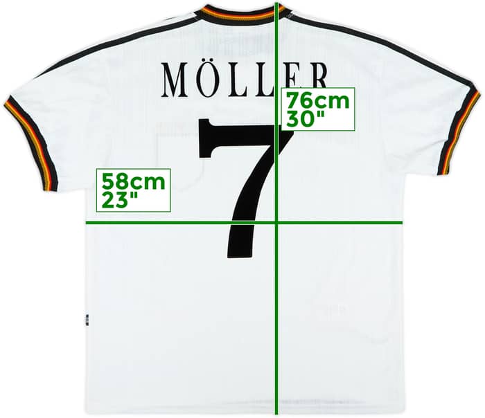1996-98 Germany Home Shirt Moller #7 - 7/10 - (L)