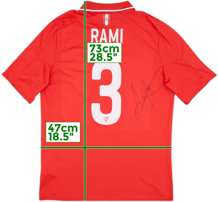 2015-16 Sevilla Signed Away Shirt Rami #3 - 8/10 - (L)